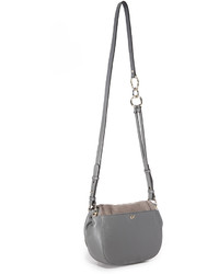 Sac en daim gris Diane von Furstenberg