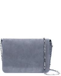 Sac en daim gris Paco Rabanne