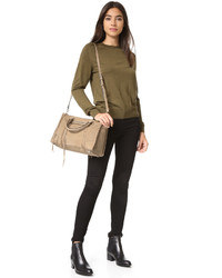 Sac en daim marron clair Rebecca Minkoff