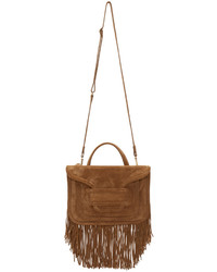 Sac en daim marron Pierre Hardy