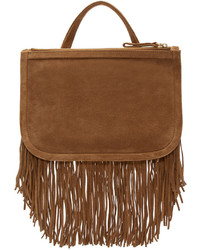 Sac en daim marron Pierre Hardy