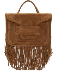 Sac en daim marron Pierre Hardy