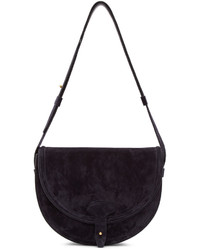 Sac en daim noir Maiyet