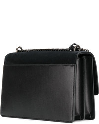 Sac en daim noir Saint Laurent