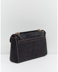 Sac en daim noir Love Moschino