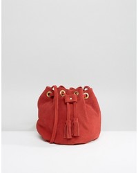 Sac en daim rouge Park Lane