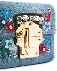 Sac en denim bleu clair Dolce & Gabbana