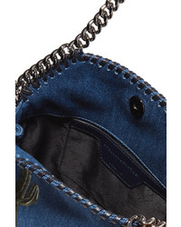 Sac en denim brodé bleu Stella McCartney