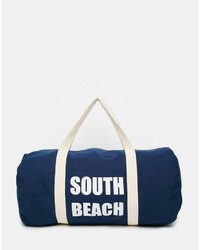 Sac en toile bleu marine South Beach
