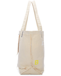 Sac en toile imprimé beige A-Cold-Wall*