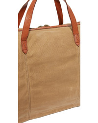 Sac en toile marron clair Madewell