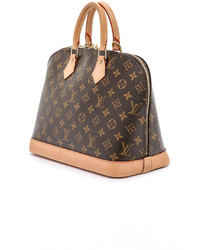 Sac en toile marron Louis Vuitton