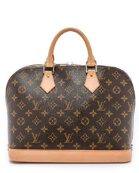 Sac en toile marron Louis Vuitton