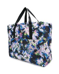 Sac fourre-tout à fleurs noir Eastpak