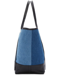 Sac fourre-tout à patchwork bleu See by Chloe