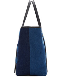 Sac fourre-tout à patchwork bleu See by Chloe