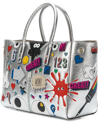 Sac fourre-tout argenté Anya Hindmarch