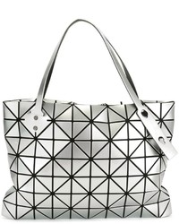 Sac fourre-tout argenté Bao Bao Issey Miyake