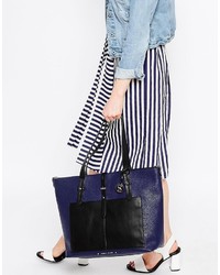 Sac fourre-tout bleu marine Fiorelli