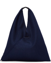 Sac fourre-tout bleu marine MM6 MAISON MARGIELA