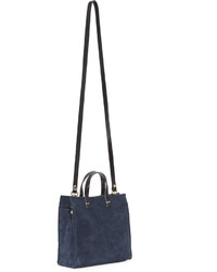 Sac fourre-tout bleu marine Clare Vivier