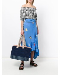 Sac fourre-tout bleu marine Faliero Sarti