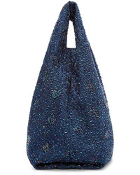 Sac fourre-tout bleu marine Ashish