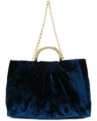 Sac fourre-tout bleu marine Stella McCartney