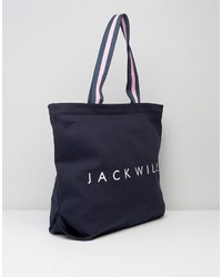 Sac fourre-tout bleu marine Jack Wills