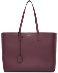 Sac fourre-tout bordeaux Saint Laurent