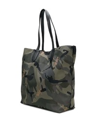 Sac fourre-tout camouflage olive Alexander McQueen