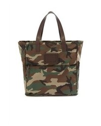 Sac fourre-tout camouflage vert foncé