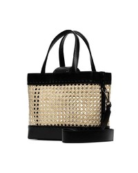 Sac fourre-tout de paille marron clair Mehry Mu