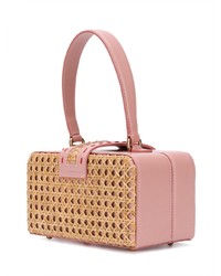 Sac fourre-tout de paille marron clair Mehry Mu