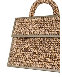 Sac fourre-tout de paille marron 711