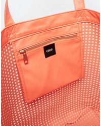 Sac fourre-tout découpé orange Asos