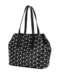 Sac fourre-tout en cuir à étoiles noir Jimmy Choo