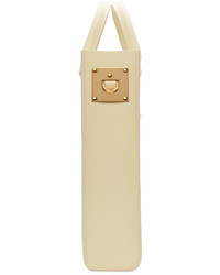 Sac fourre-tout en cuir beige Sophie Hulme