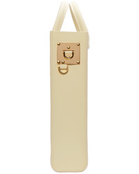 Sac fourre-tout en cuir beige Sophie Hulme