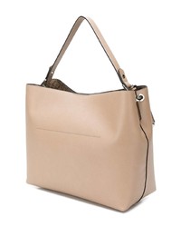 Sac fourre-tout en cuir beige Liu Jo