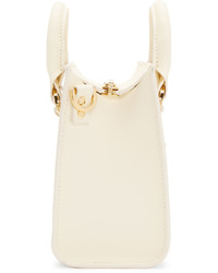 Sac fourre-tout en cuir beige Sophie Hulme