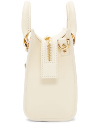 Sac fourre-tout en cuir beige Sophie Hulme