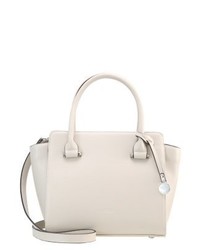 Sac fourre-tout en cuir beige L.Credi