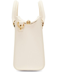 Sac fourre-tout en cuir beige Sophie Hulme