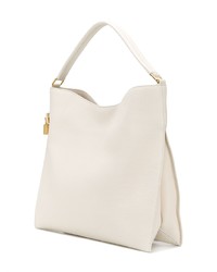 Sac fourre-tout en cuir blanc Tom Ford