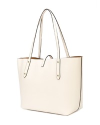 Sac fourre-tout en cuir blanc Coach