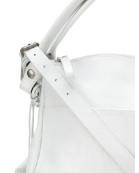 Sac fourre-tout en cuir blanc Marsèll