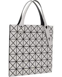 Sac fourre-tout en cuir blanc Bao Bao Issey Miyake