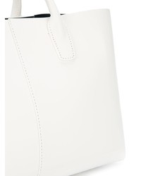 Sac fourre-tout en cuir blanc Mansur Gavriel