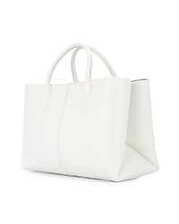 Sac fourre-tout en cuir blanc Mansur Gavriel